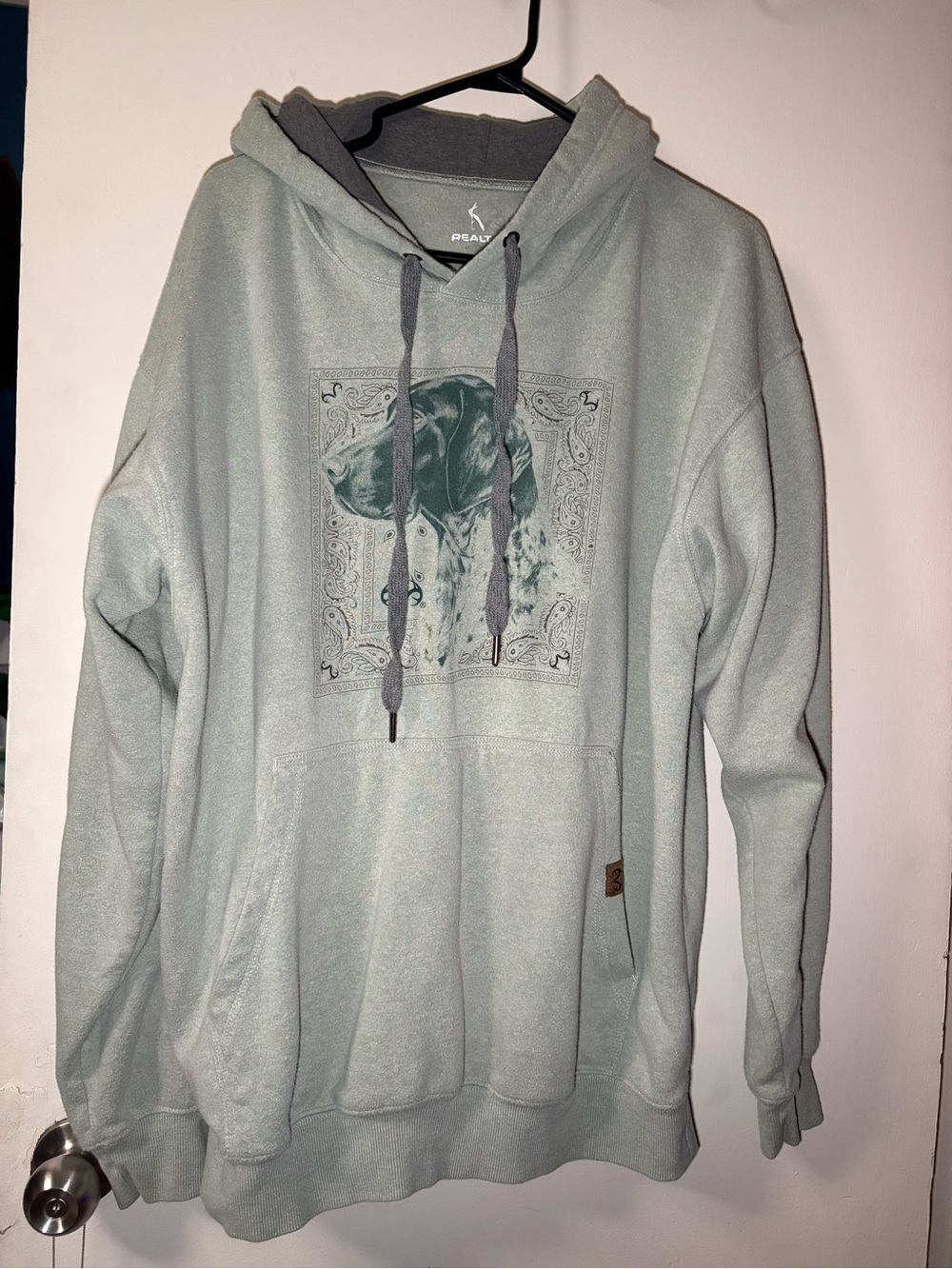 Realtree Pullover Hoodie with Dog Graphic